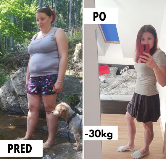 Lucie Čudová premena se švihadlem -30kg pred a po, Švihej